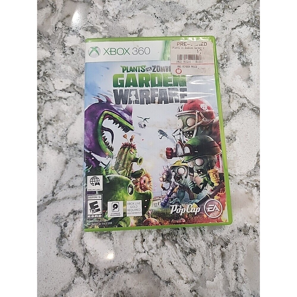 Plants Vs Zombies Garden Warfare - Microsoft Xbox 360